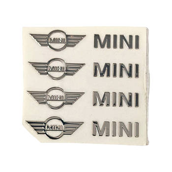 Наклейки металеві Mini, 4шт