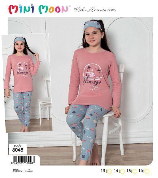 Піжама для дівчинки підліток бавовна 13-16 років TM MINIMOON (Туреччина), фото 1