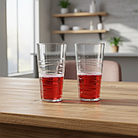 Набір склянок прозорих високих 500 мл Web Sakura, фото 4