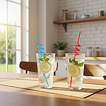 Набір склянок прозорих високих 500 мл Web Sakura, фото 3