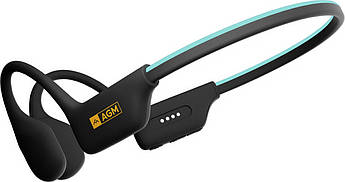 Кісткові навушники AGM Motion Buds 2 LED-підсвітка IPX8-водонепроникні Bluetooth 5.4 Open-Ear навушники для спорту бігу плавання