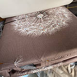 Постільна білизна Євро комплект з простирадлом на гумці Постільна білизна з фланелі євро розмір, фото 2