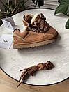 Чоловічі черевики уггі коричневі зимові UGG Lowmel Sneaker Chestnut (18661), фото 4