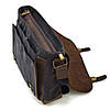 Чоловіча шкіряна сумка через плече з канвасу та шкіри TARWA, RCG-6045-3md, фото 6