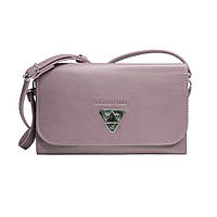 Жіночий клатч Grande Pelle 701665 223х135х30 мм глянсова шкіра фрез