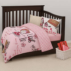 Дитяча постільна білизна для немовлят Belizza Dance / Подарунковий набір в дитяче ліжечко