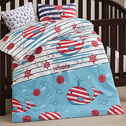 Дитяча постільна білизна для новонароджених Belizza Fishy / Подарунковий комплект постільної білизни дитячої