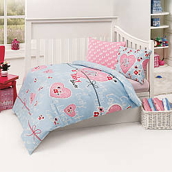 Дитяча постільна білизна для новонароджених Belizza Logy / Подарунковий набір постільної білизни для дітей