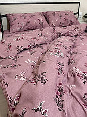 Байковий комплект постільної білизни Півтораспальний розмір, фото 4