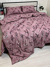 Байковий комплект постільної білизни Півтораспальний розмір, фото 5