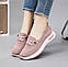 Сліпони Sport, літнє взуття, жіночі туфлі на платформі, текстильні мокасини розмір 40, рожеві Код 00-0715, фото 2