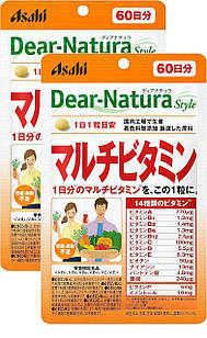 Asahi Dear Natura Style мультивітаміни х 2 упаковки