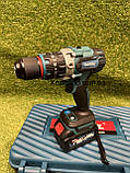 Акумуляторний дриль ударний шурупокрут MAKITA DHP486Z 48v, 185 Нм, 2 АКБ 6 А·год, кейс, 13 мм, фото 8