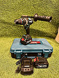 Акумуляторний дриль ударний шурупокрут MAKITA DHP486Z 48v, 185 Нм, 2 АКБ 6 А·год, кейс, 13 мм, фото 2