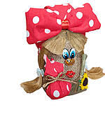 Домовушка дівчинка  джутовий мішок (15-16см)