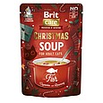 Корм вологий для котів Brit Care Christmas Fish Soup різдвяний суп з рибою 75 г, фото 2