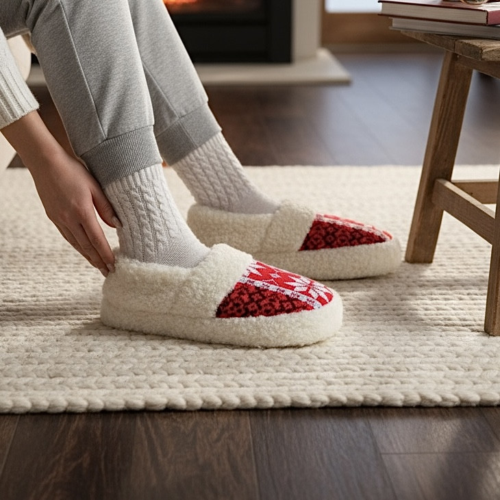 608 Домашні капці з овчини, фото 1