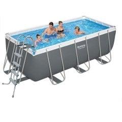 Каркасний басейн Bestway 56456-1, 412 х 201 х 122 см (драбина), фото 1