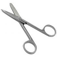 Ножиці операційні прямі з одним гострим, 115 мм PI-02-1140