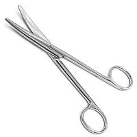 Ножиці за Мейо-Стілл зігнуті тупокінцеві, 150 мм 03.PI.270