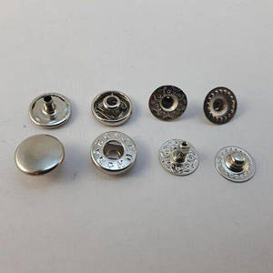 Кнопка Альфа 10мм Нікель VT-2 (720шт) (00244)