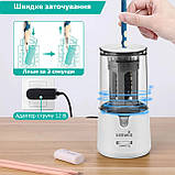 Автоматична чинка для олівців (6-12 мм) Tenwin 8038 12 V, біла, фото 5