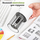 Автоматична чинка для олівців (6-12 мм) Tenwin 8038 12 V, біла, фото 7