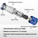 Автоматична чинка для олівців (6-12 мм) Tenwin 8038 12 V, біла, фото 8