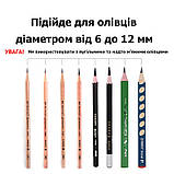 Автоматична чинка для олівців (6-12 мм) Tenwin 8038 12 V, біла, фото 10