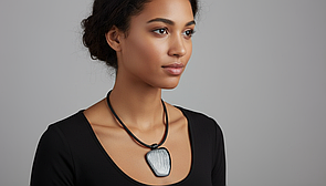 Жіноче кольє з ювелірної смоли INDIRA MKIN15005