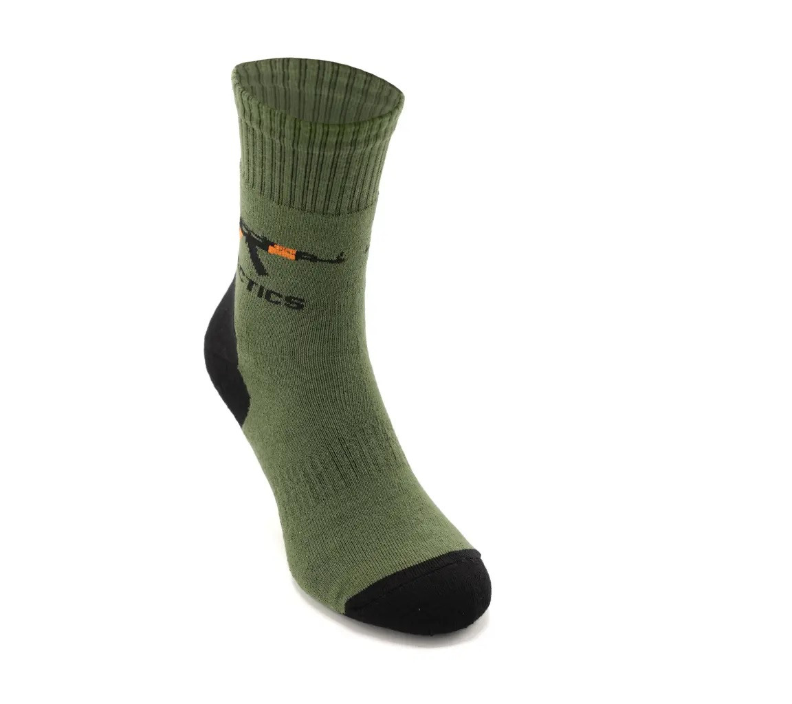 Шкарпетки зимові GPSocks Tactics, калаш оливка з чорним (30016), фото 1
