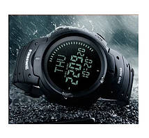 Тактичний годинник Skmei 1231BK Military Smart Watch + Compass