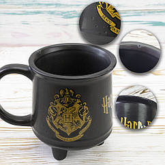 Кухоль Гаррі Поттер Котел з гербом Хогвартсу