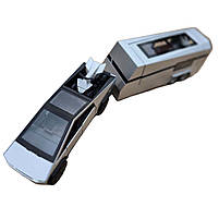 Машинка метал Tesla Cybertruck з прич-кемпером та квадр срібна Тесла 1:32 звук світло 17,5*6*6,5см (CZ 58 B), фото 2