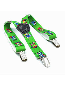 Підтяжки дитячі Weatro Зелені det-pd-040