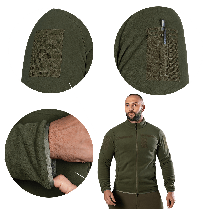 Флісова кофта Army 2.0 НГУ Олива (7408), M, фото 4