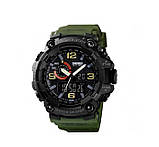 Тактичний годинник Skmei 1520AG  ARMY GREEN, фото 2