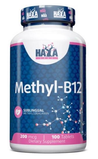 Вітамін В12 Haya Labs Methyl B-12  200mcg  100 таблеток, фото 1