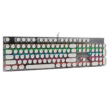 Клавіатура ігрова TWolf дротова з RGB підсвічуванням T75 Blue Switch White