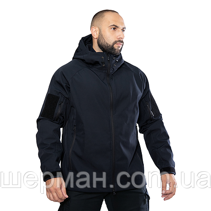 Куртка Stalker SoftShell Темно-синя (7005), S, фото 1