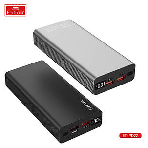 Універсальна мобільна батарея Earldom ET-PD22 20000mAh Black (PB-000122), фото 2