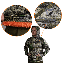 Зимове худі Basic Sequoia/Помаранчевий (7412), S, фото 4