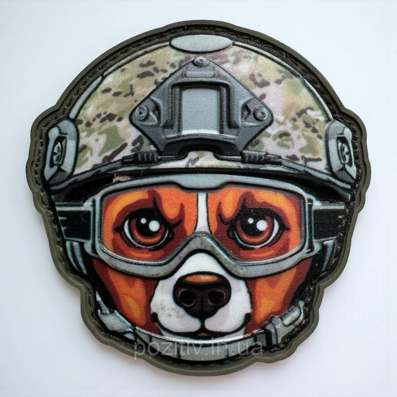 Шеврон патч пвх зсу собака патрон, фото 1