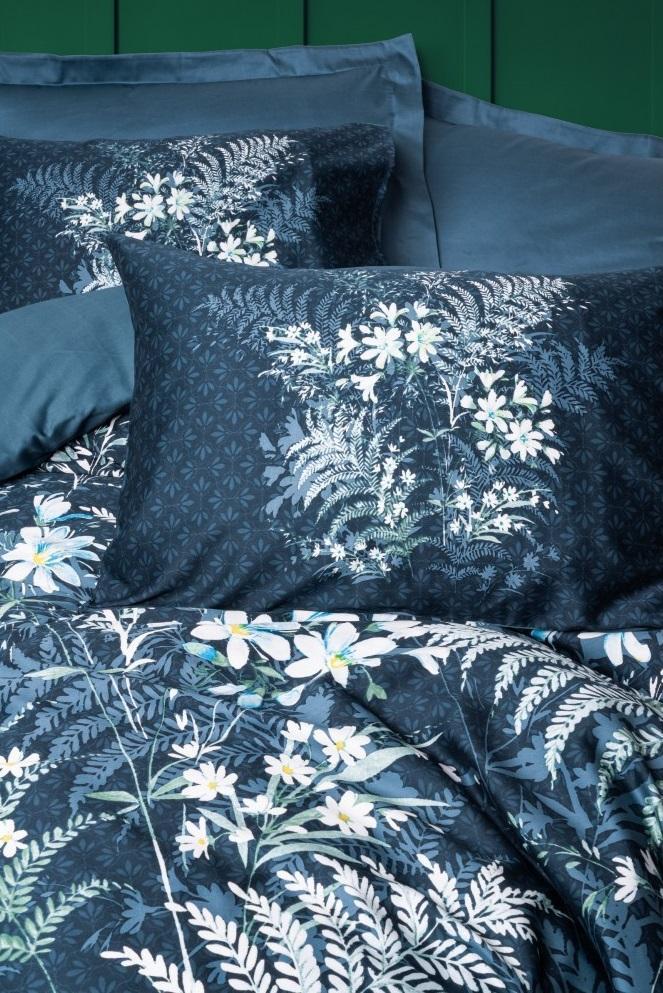 Двоспальний Євро комплект Cottonbox Imvelo Petrol Сатин, фото 1