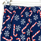 Піжама чоловіча з начосом з зображенням різдвяних льодяників Candy, фото 5