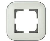 Рамка 1-а LOFT білий + сірий