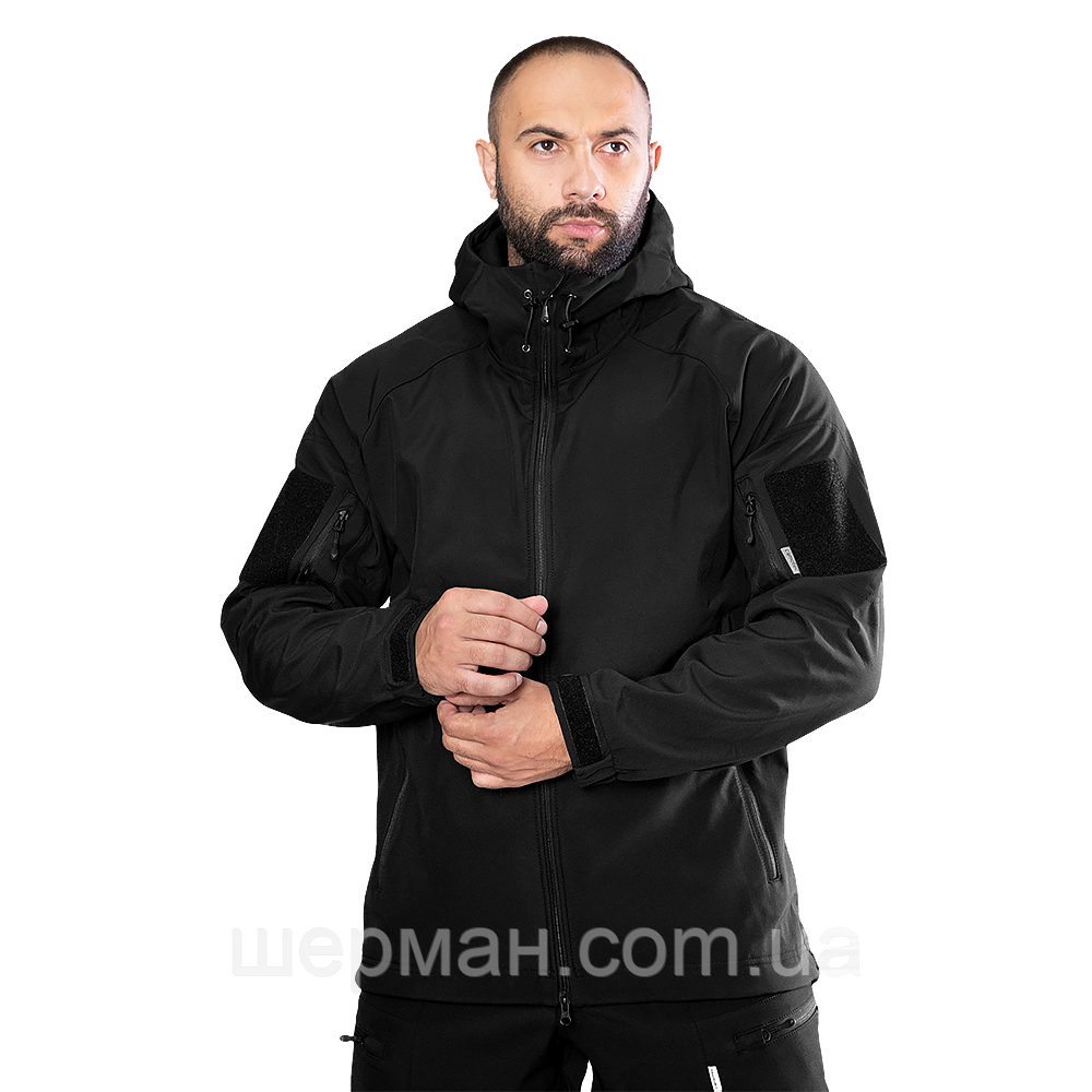 Куртка Stalker SoftShell Чорна (7226), XS