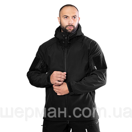 Куртка Stalker SoftShell Чорна (7226), XS, фото 1