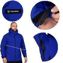 Куртка Rubicon SoftShell Синя (7493), S, фото 4