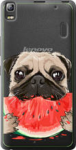 Чохол на Lenovo K3 Note K50-T5 Мопс і кавун "4665u-141-851"